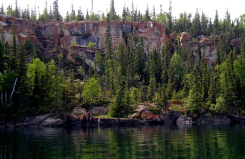 Limestone cliffs