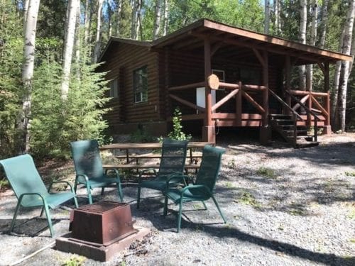 A rustic cabin at Bakers Narrows lodge has seen it's fair share of Manitoba vacations over the years.