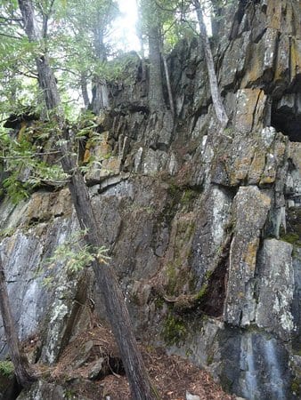 Limestone cliffs